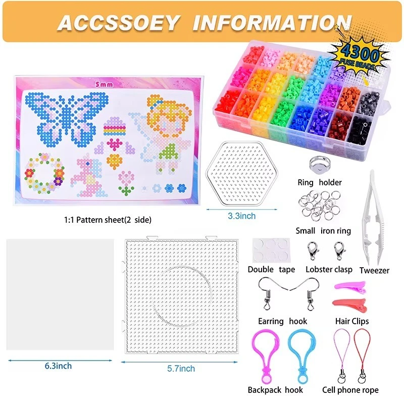 Jewelry‑Making Fuse Beads Craft Kit factory