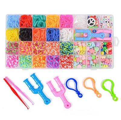 Kit para fazer pulseira de borracha